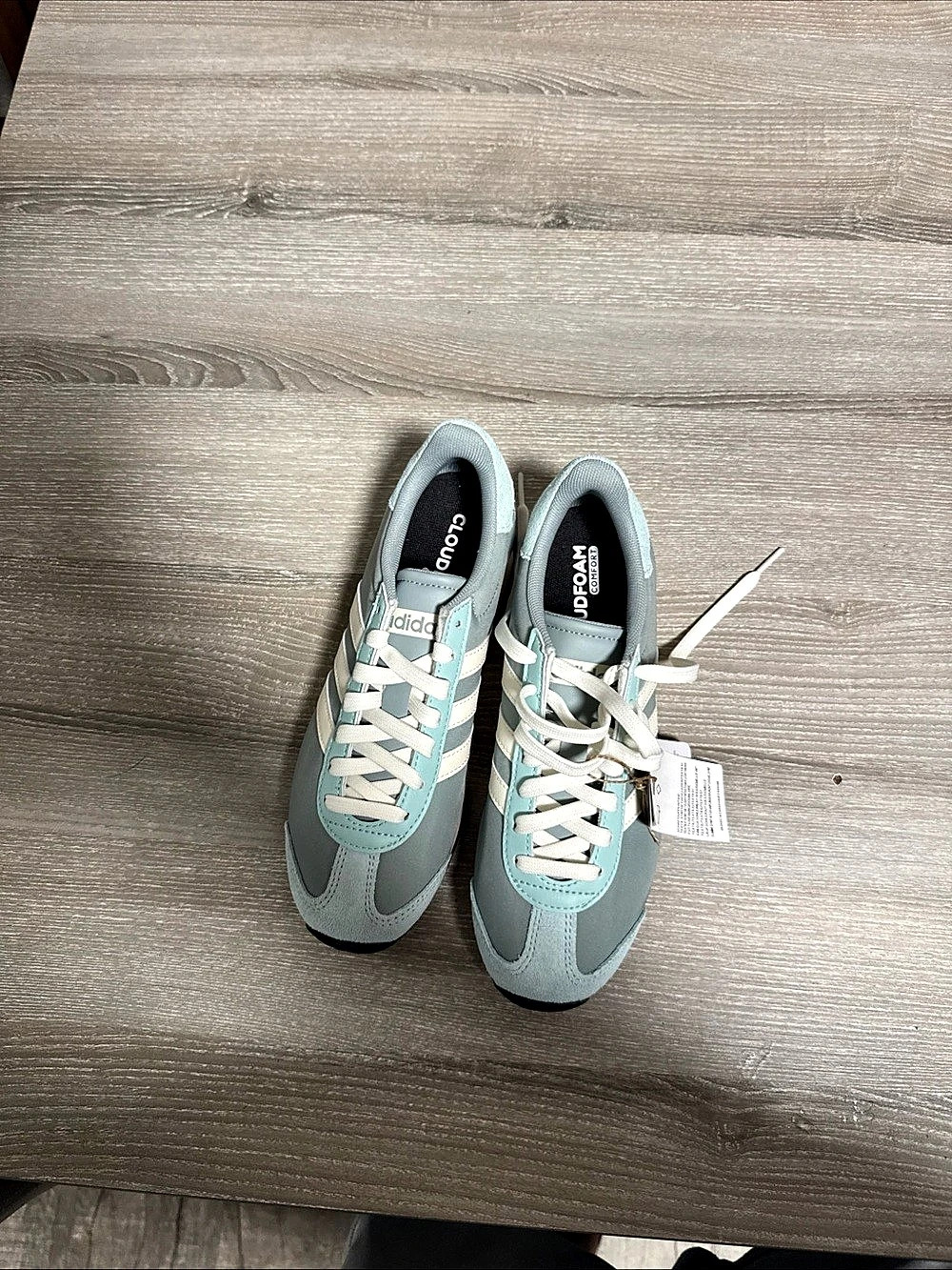 adidas Rundnis Women's Sneakers Blue & White US 8.5
